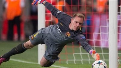 شتيجن يخوض مباراته الـ200 مع برشلونة