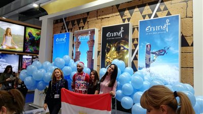 السياحة تغازل السوق الأوكراني في معرض كييف بالهولوجرام