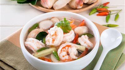 طريقة عمل شوربة السى فود