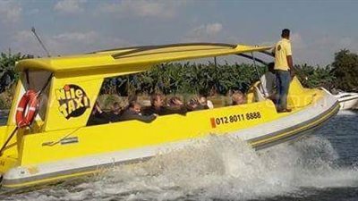 بالصور.. النقل: التاكسي النهري ليس فنكوشا ويعمل حاليا بالنزهة