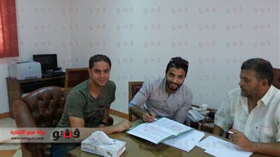 بالصورة.. رسميا لاعب الترسانة يوقع للقناة موسمين