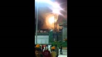 بالفيديو.. 15 سيارة إطفاء للسيطرة على حريق بـ«الحرم المكي»