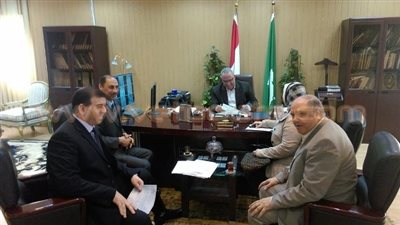 محافظ الشرقية يلتقى أعضاء بمجلس النواب عن المحافظة
