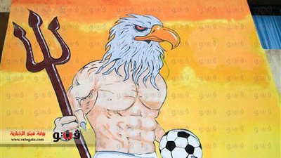 بالصور.. أحدث «جرافيتي» لألتراس أهلاوي