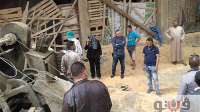 بالصور.. إيقاف أعمال مبان مخالفة خلف نادي المقاولون العرب بمدينة نصر