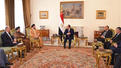 السيسي يرحب بانتصارات جيش العراق على تنظيم داعش الإرهابي