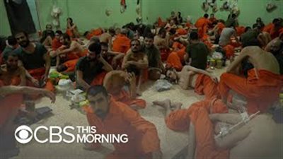 كيف يقضي عناصر تنظيم «داعش» حياتهم داخل السجون السورية (فيديو وصور)