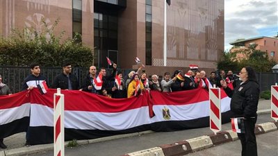 الجالية المصرية بألمانيا تحتفل بذكرى نصر أكتوبر (صور)