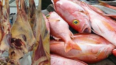 ضبط 663 كيلو جرام لحوما وأسماكا فاسدة في مطاعم بالجيزة