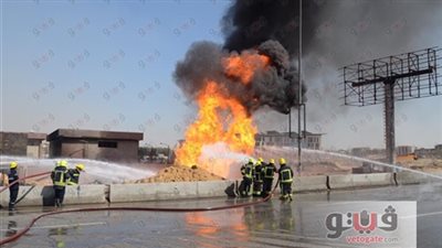 مصرع عامل متأثرًا بإصابته في انفجار خط بوتاجاز التجمع الخامس