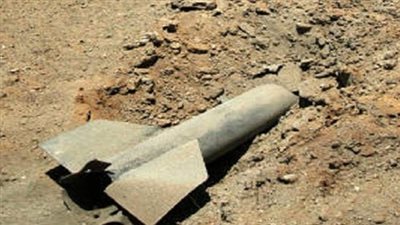 ضبط دانة مدفع من مخلفات الحروب بمدينة الشيخ زويد