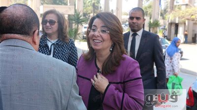 وصول وزيرة التضامن الاجتماعي إلى معرض ديارنا