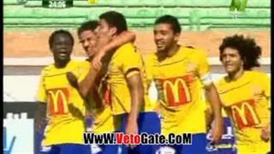 بالفيديو.. طنطا يتقدم بالهدف الثاني في مرمى المصري