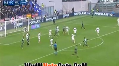 بالفيديو.. ساسولو ينهى الشوط الأول من لقاء «ميلان» بهدف نظيف