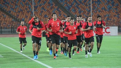 18 صورة ترصد مران المنتخب الوطني استعدادا لودية بتسوانا