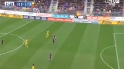 بالفيديو.. «برشلونة» يتقدم بثنائية أمام «إيبار» بالشوط الأول