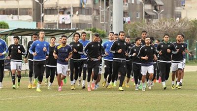 المصري يختتم استعداداته لمباراة اتحاد الشرطة