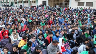 المصري يدعو جماهيره لمؤازرة الفريق عبر الشاشة العملاقة