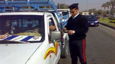 ضبط 43 ألف مخالفة مرورية متنوعة بالمحافظات