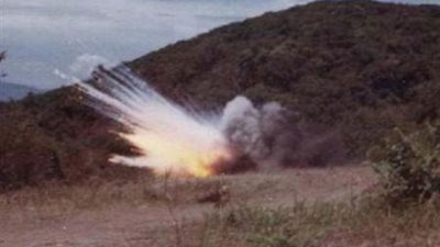 مقتل إرهابي في انفجار لغم أرضي بالشيخ زويد