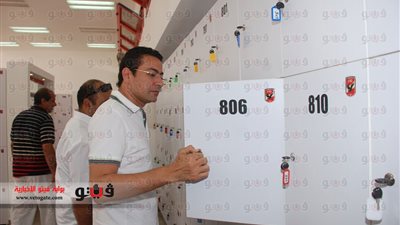 بالصور.. الأهلي يفتتح غرف لخلع الملابس بحمامات السباحة بمدينة نصر