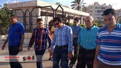 بالصور.. مساعد وزير الرياضة يتفقد المدينة الشبابية بالإسكندرية