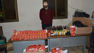 ضبط شخص يصنع أدوية أطفال داخل منزله ببورسعيد