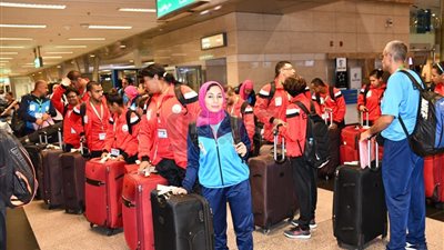 بعثة اتحاد الإعاقات الذهنية تطير إلى أستراليا للمشاركة في بطولة العالم (صور)