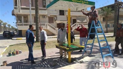 بالصور.. حملة لرفع مستوى النظافة برأس البر قبل الصيف