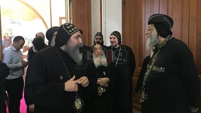 البابا تواضروس يتفقد مطرانية باريس