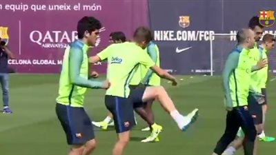 بالفيديو.. برشلونة يرفض الراحة ويستعد للكلاسيكو