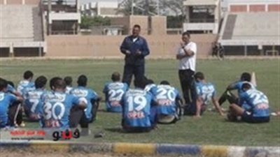 بالصور.. الألومنيوم يواصل تدريباته لدورى القسم الثانى