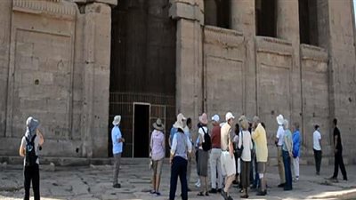 معبد دندرة بقنا يستقبل 1650 زائرا خلال أسبوع