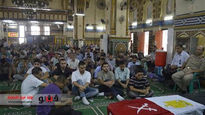 بالصور.. وصول جثمان العميد عمر عمارة إلى الدقهلية