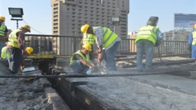 إغلاق جزئي للقوس الغربي بالدائري للصيانة وتركيب فواصل