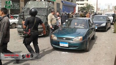 استنفار أمني بشارع المدارس بطنطا لورود بلاغ عن وجود قنبلة