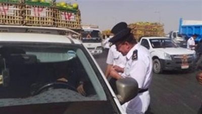مرور الجيزة يحرر 1488 مخالفة انتظار خاطئ ويحجز 6 تكاتك