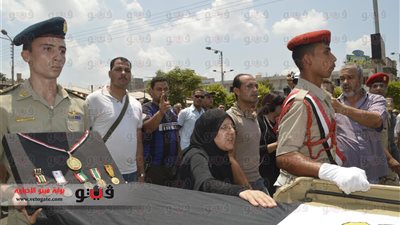 بالفيديو..تشييع جنازة شهيد الجيش فى سيناء