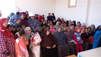 بالصور.. قافلة طبية في يوم الأسرة المصرية ببورسعيد