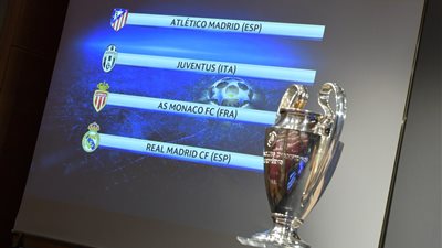صدام بين ريـال مدريد وأتلتيكو وموناكو مع يوفنتوس بدوري أبطال أوروبا
