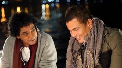 محمد منير يهنئ عمرو دياب بعيد ميلاده :