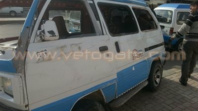 بالصور.. مصرع وإصابة 3 أشخاص في انقلاب سيارة بدمنهور