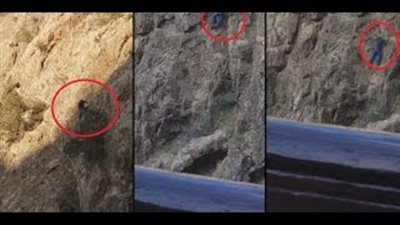 بالفيديو.. سقوط مروع لشاب من أعلى جبل بالمغرب