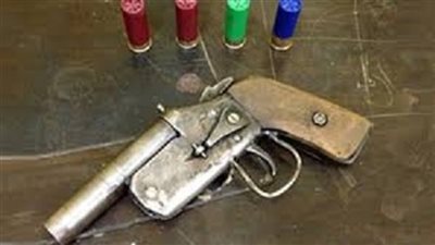 ضبط عاطل بحوزته فرد خرطوش بالمحلة