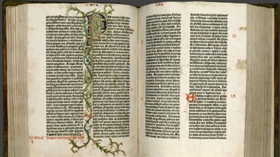 «إنجيل جوتنبيرج».. يوثق بداية الطباعة الحديثة