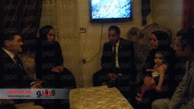 بالصور.. السيد البدوي يقدم واجب العزاء لأسرة النقيب محمد درويش