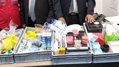 إحباط محاولة تهريب مستلزمات طبية بمطار برج العرب