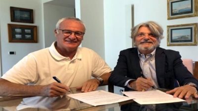 رسميا.. رانييري مديرا فنيا لفريق سامبدوريا حتى 2021