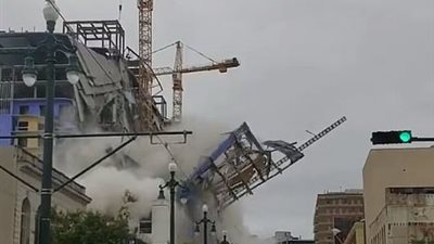 مقتل شخص وإصابة العشرات في انهيار فندق أمريكي (فيديو وصور)