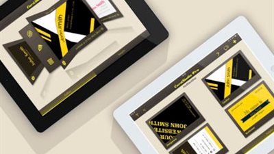 انشئ بطاقة عملك بنفسك مع 